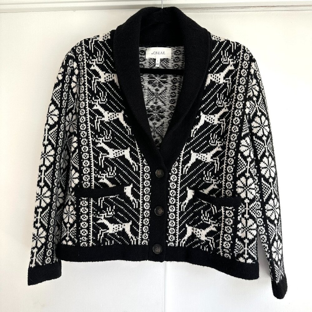 The GREAT. Deer Lodge Cardigan - Picture 3 of 14